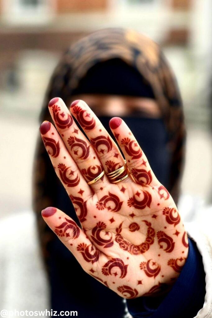 Front Hand Mehndi Designs for Eid