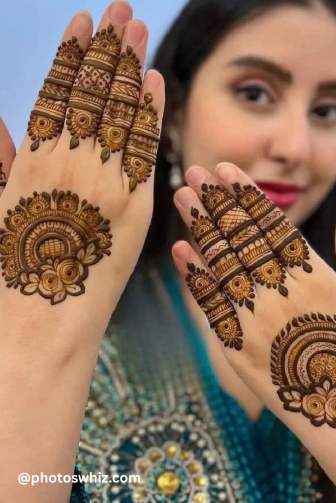 Simple Tikki Mehndi Ideas