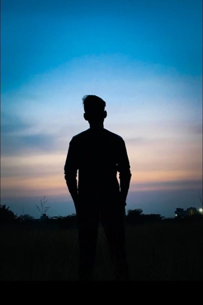 alone dp photo