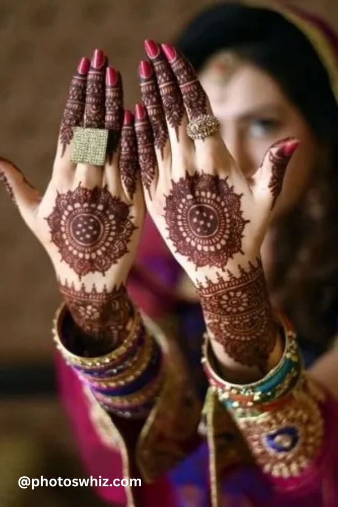 bridal pakistani tikki mehndi designs