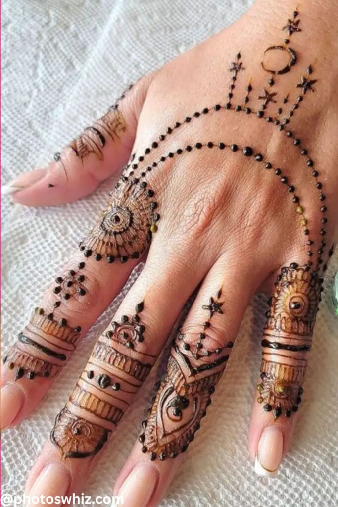 chand mehndi design