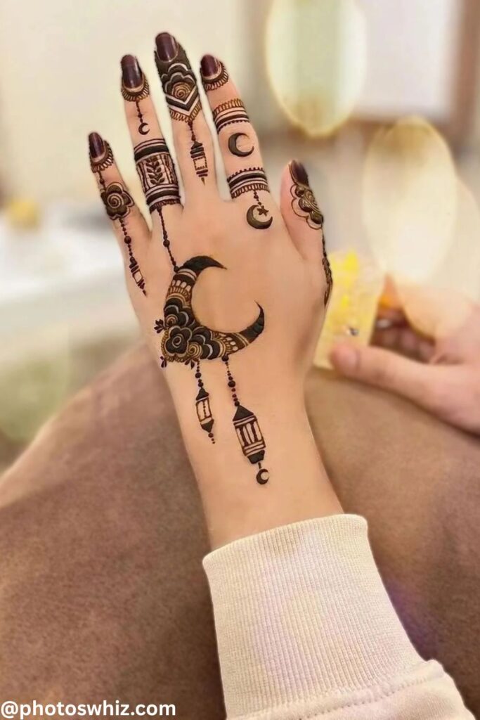 eid chand mehndi design
