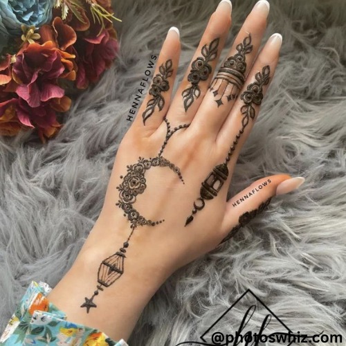 eid chand mehndi design