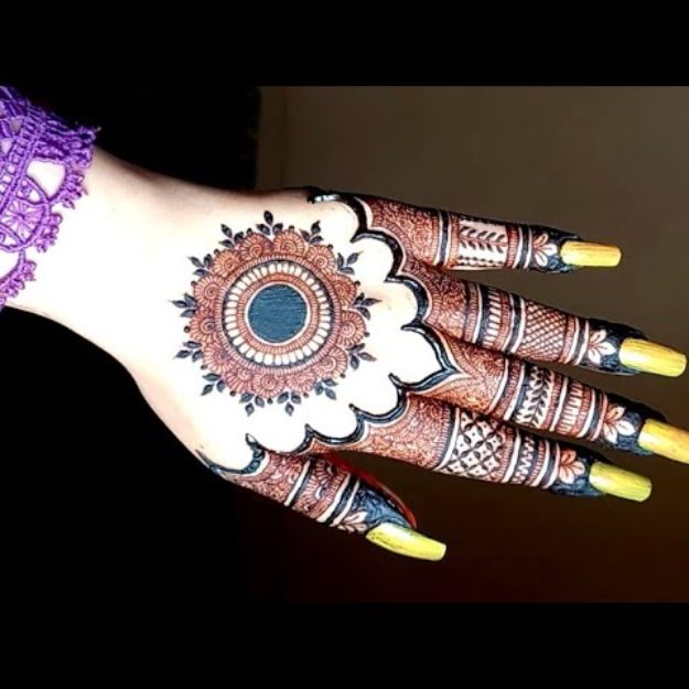 gol new mehndi design