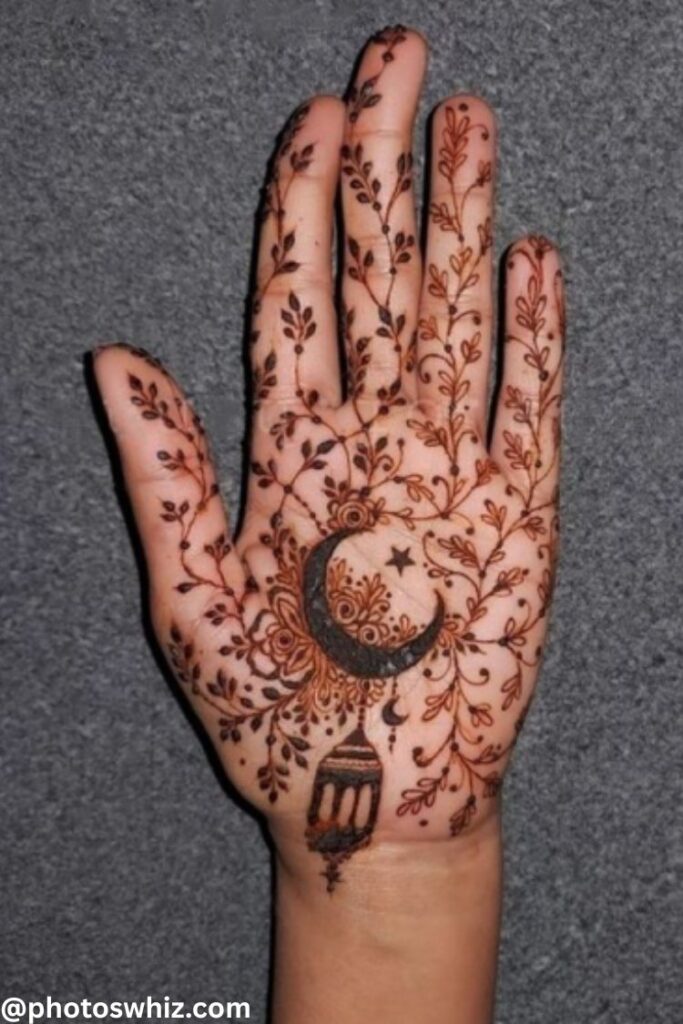 pakistani front hand simple mehndi design