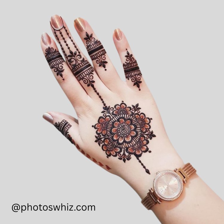 pakistani tikki mehndi design