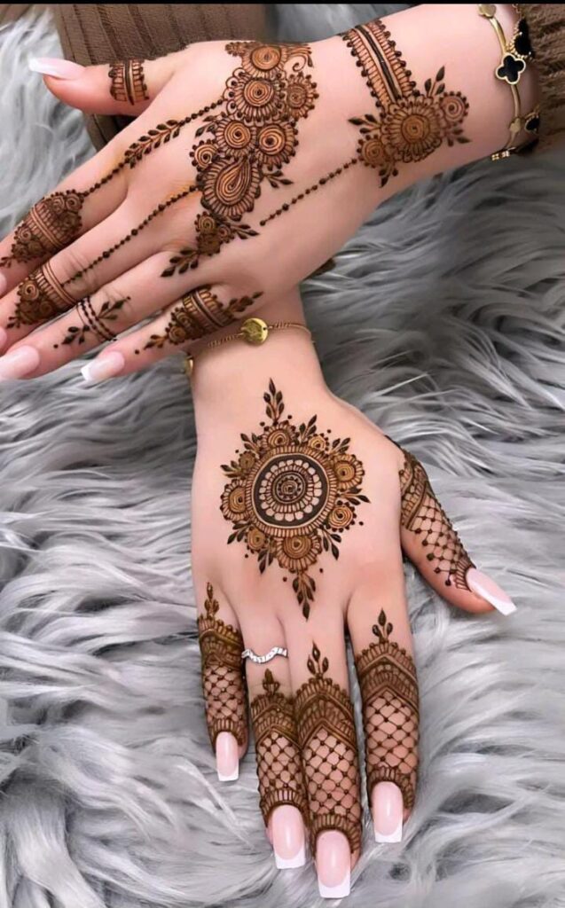 simple finger mehndi designs for beginners