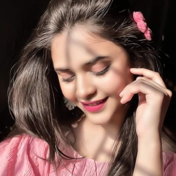 cute girl dp