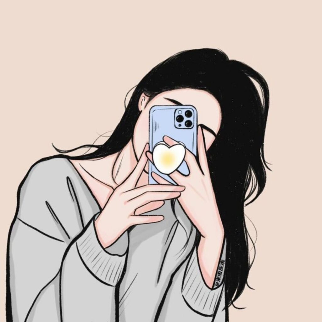 girl cartoon images for dp