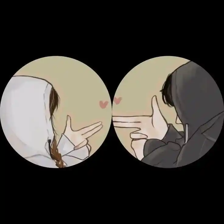 couple dp for instagram cartoon
