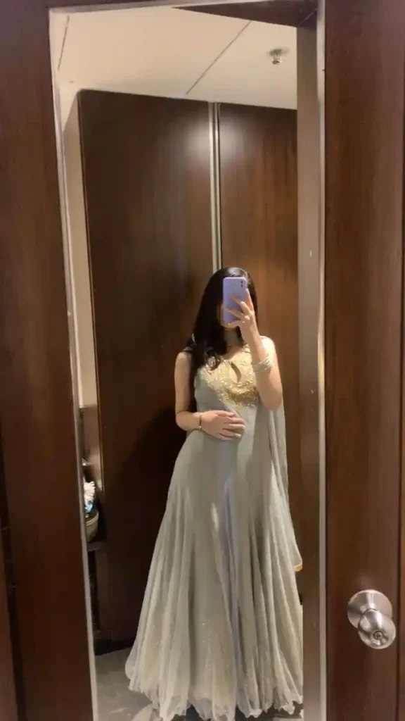 real hide face girl pic